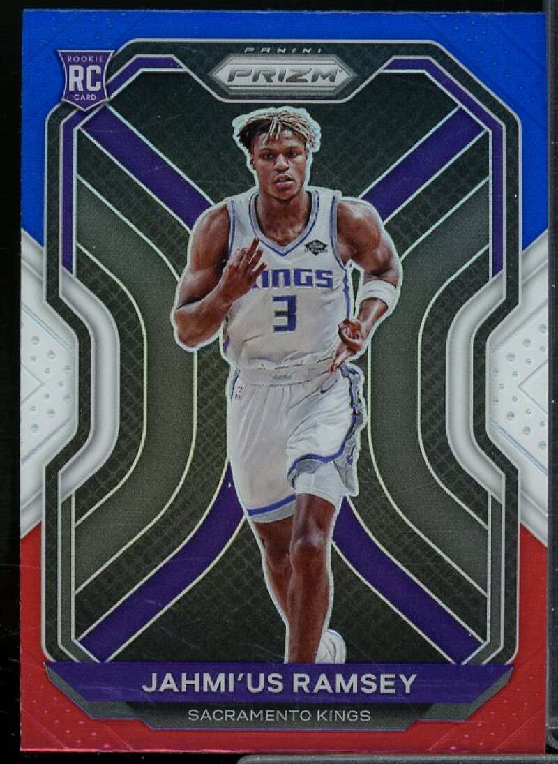 Jahmi'us Ramsey Rookie Card 2020-21 Panini Prizm Prizms Red White and Blue #263  Image 1