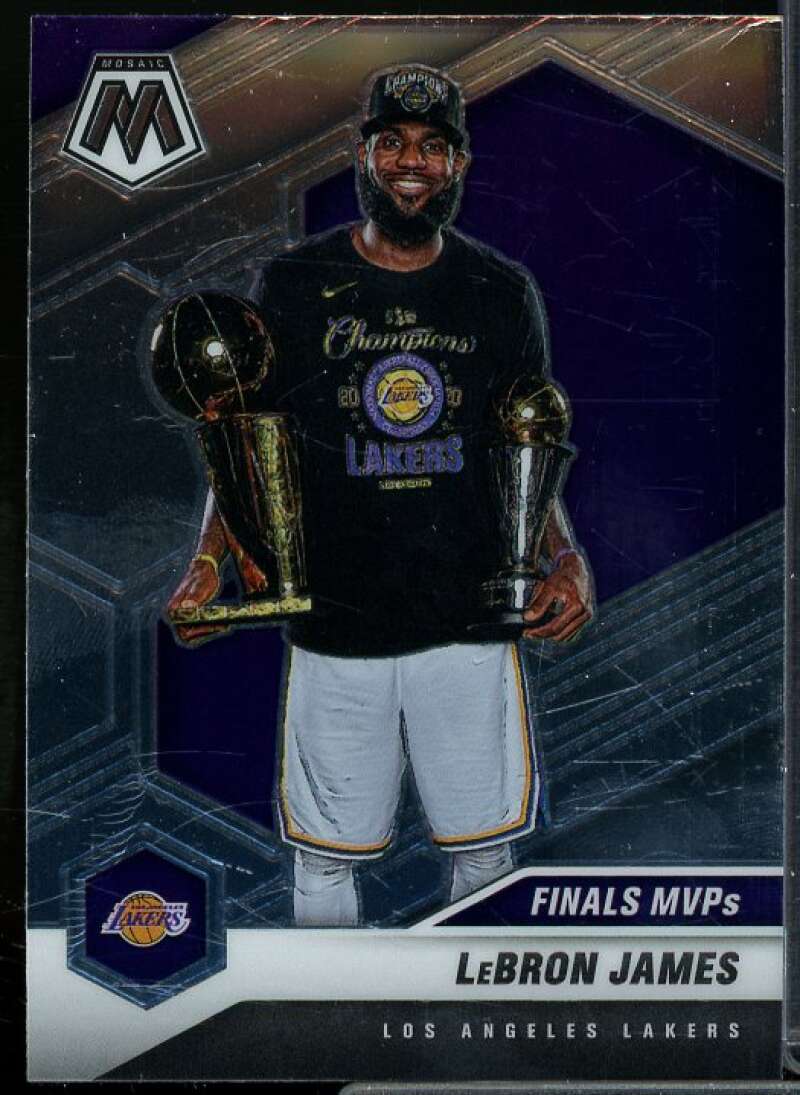 LeBron James Card 2020-21 Panini Mosaic #297  Image 1