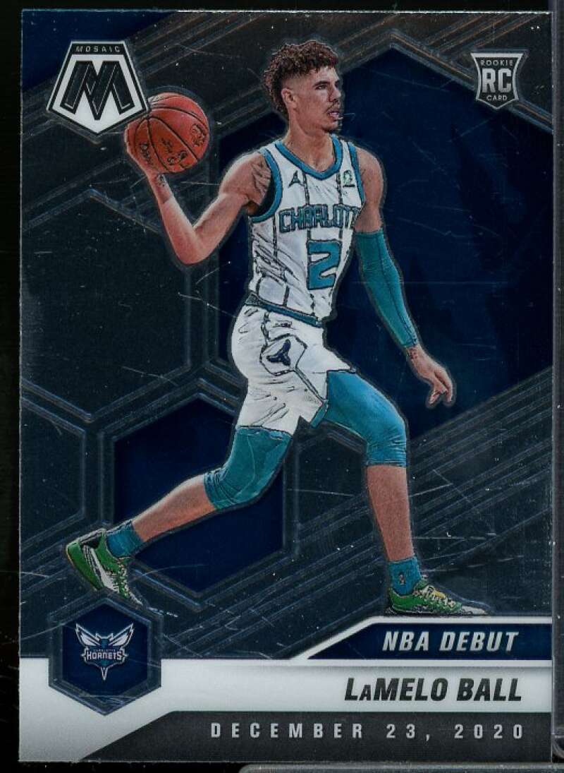 LaMelo Ball Rookie Card 2020-21 Panini Mosaic #262  Image 1