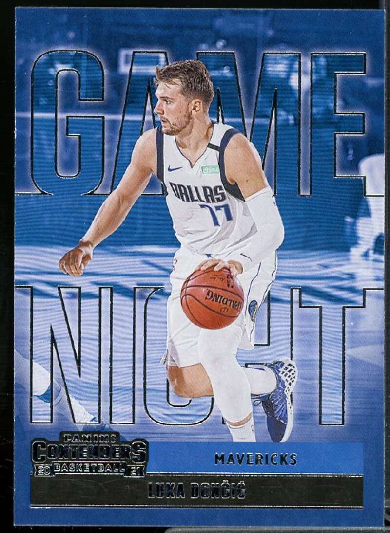 Luka Doncic Card 2020-21 Panini Contenders Game Night Ticket #9  Image 1