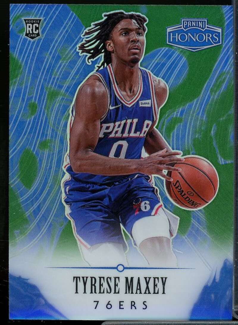 Tyrese Maxey Rookie Card 2020-21 Panini Chronicles Teal #598  Image 1