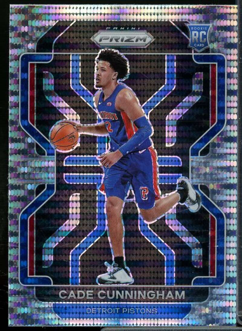 Cade Cunningham Card 2021-22 Panini Prizm Prizms Fast Break #282  Image 1