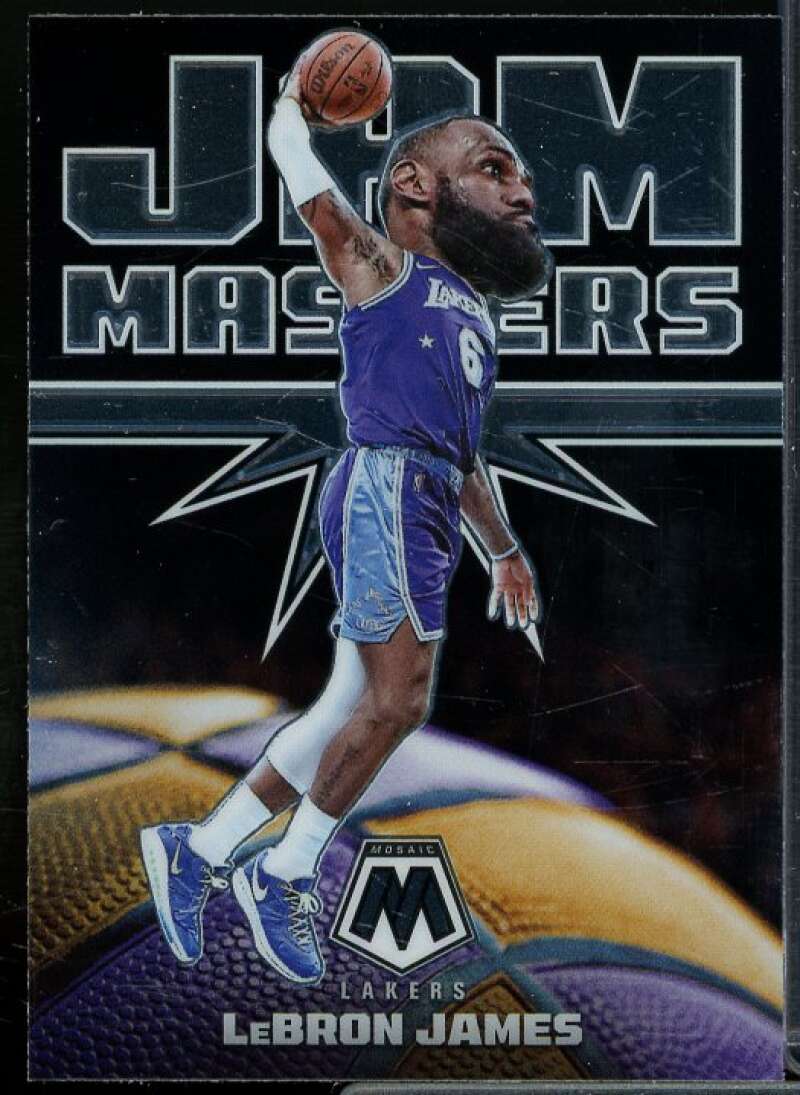 LeBron James Card 2021-22 Panini Mosaic Jam Masters #1  Image 1