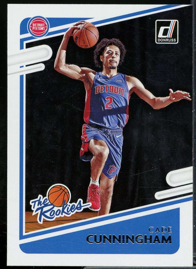 Cade Cunningham Rookie Card 2021-22 Donruss The Rookies #1  Image 1
