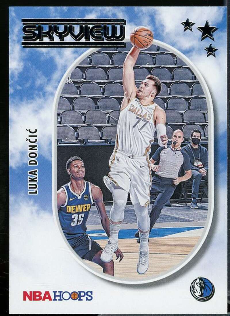 Luka Doncic Card 2021-22 Hoops Skyview #11  Image 1