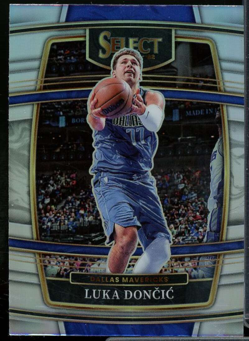 Luka Doncic Card 2021-22 Select Prizms Silver #12  Image 1
