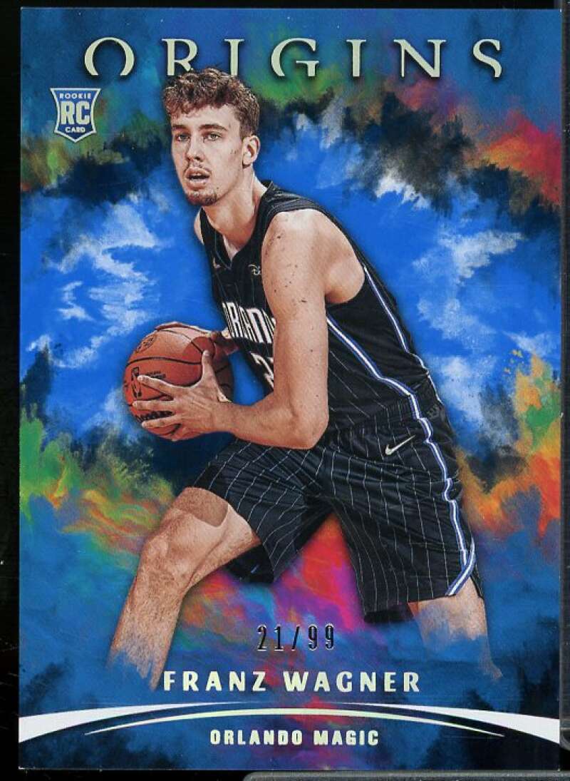 Franz Wagner Rookie Card 2021-22 Panini Origins Blue #58  Image 1