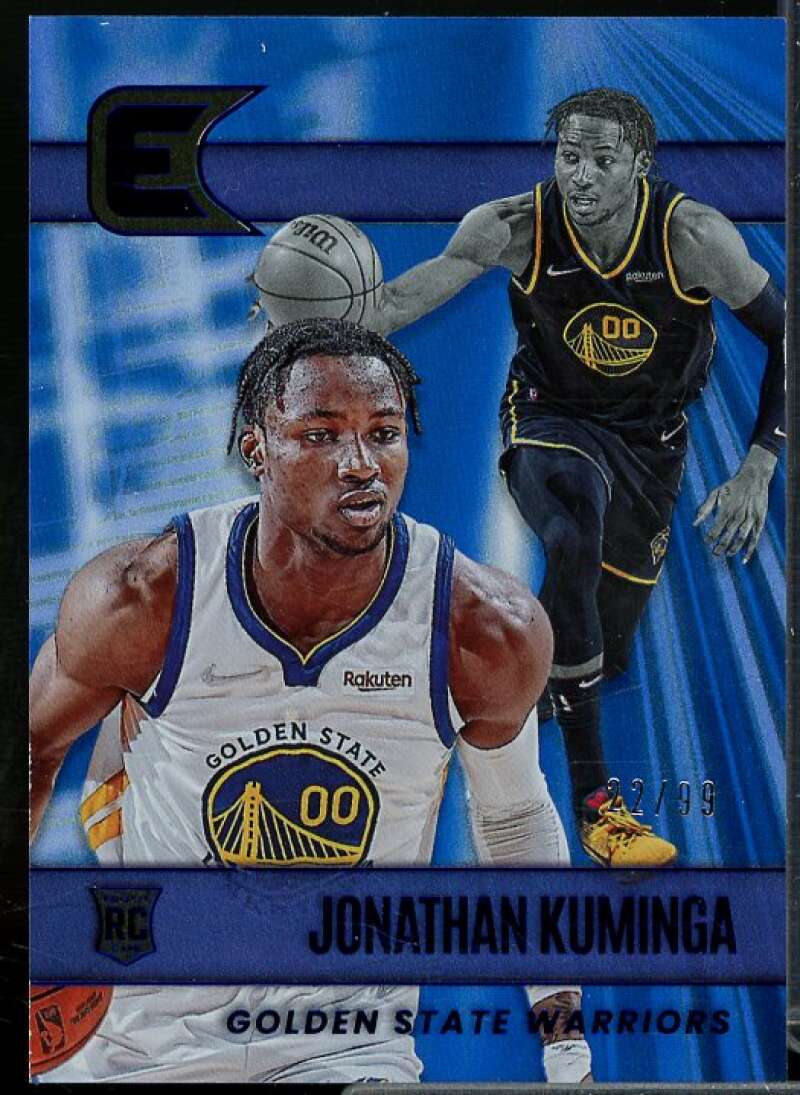 Jonathan Kuminga Rookie Card 2021-22 Panini Chronicles Blue #329  Image 1