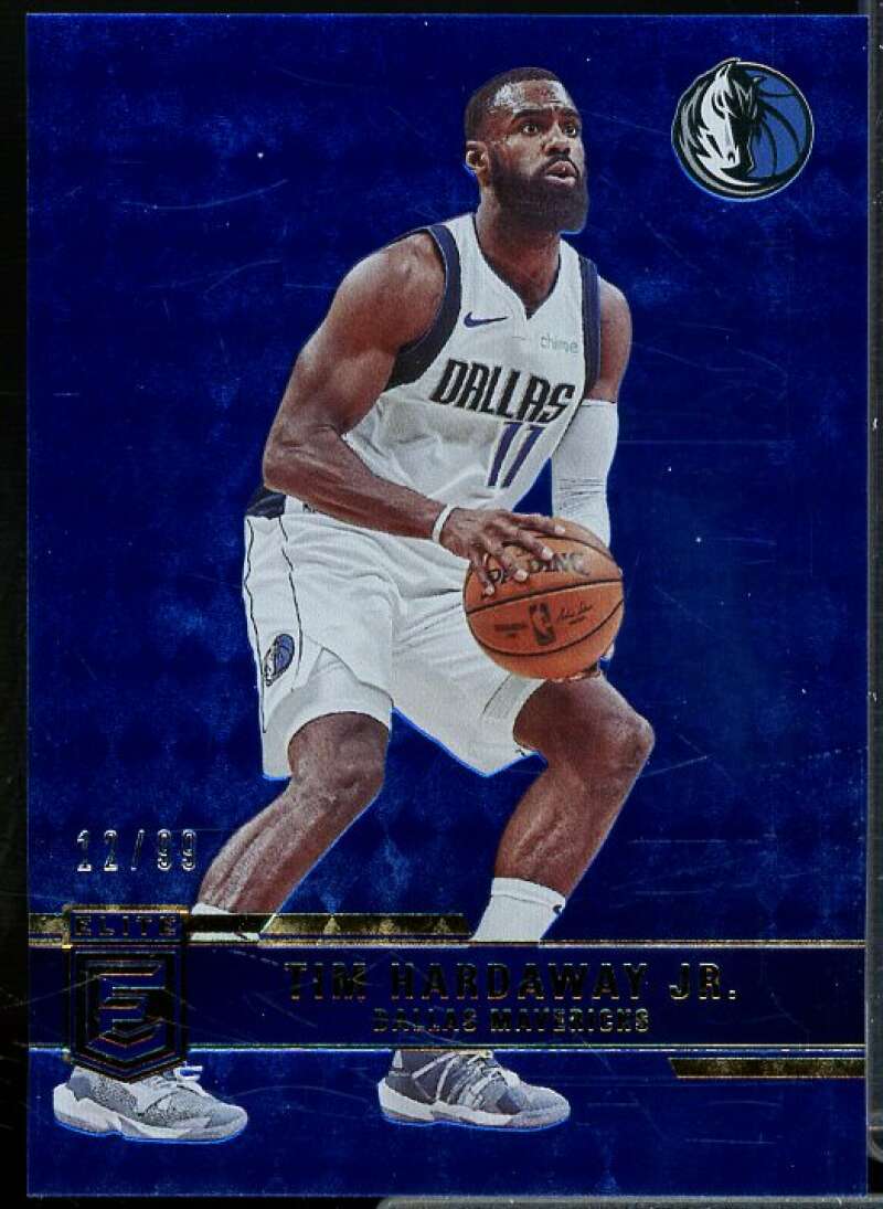 Tim Hardaway Jr. Card 2021-22 Elite Blue #161  Image 1