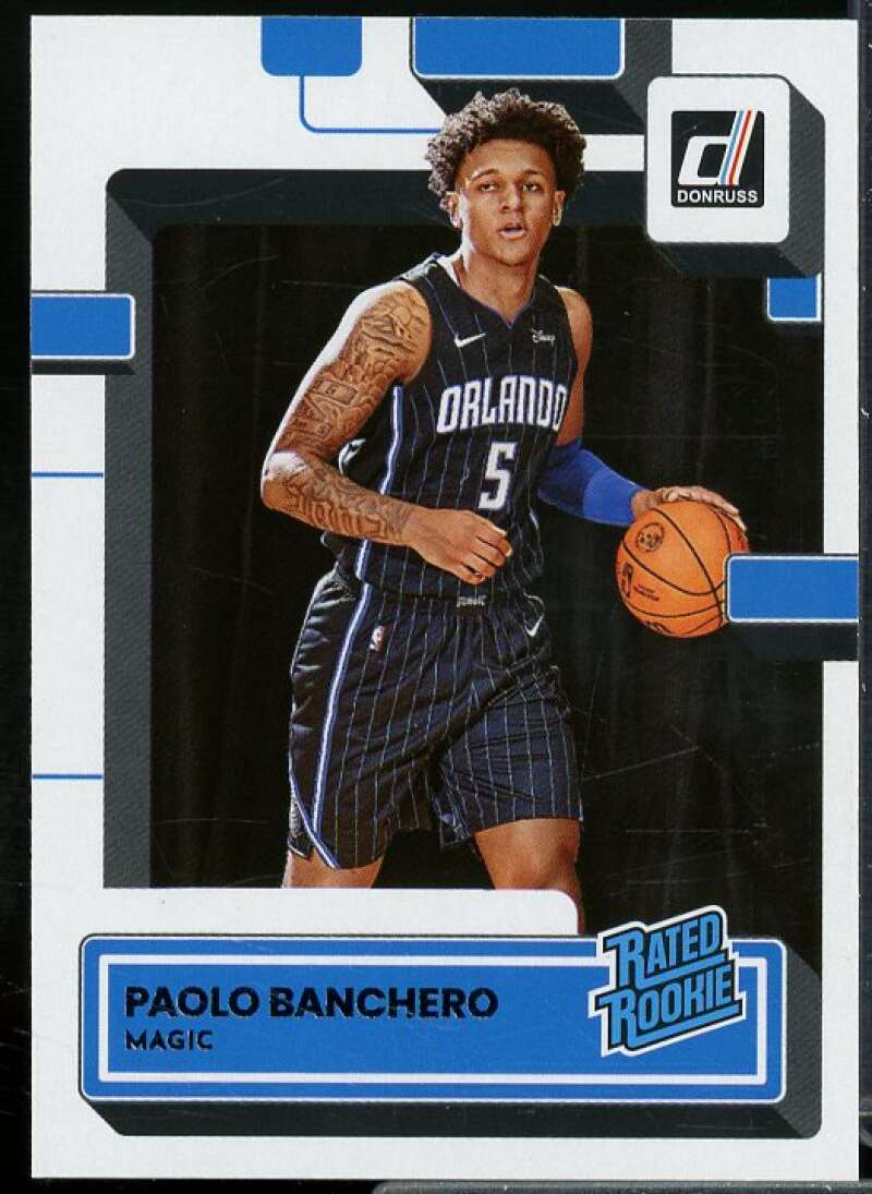 Paolo Banchero Rookie Card 2022-23 Donruss #201  Image 1