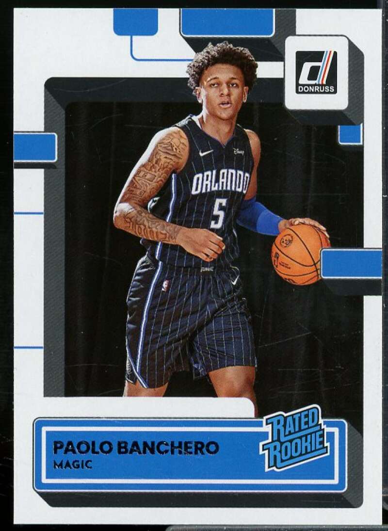 Paolo Banchero Rookie Card 2022-23 Donruss #201  Image 1