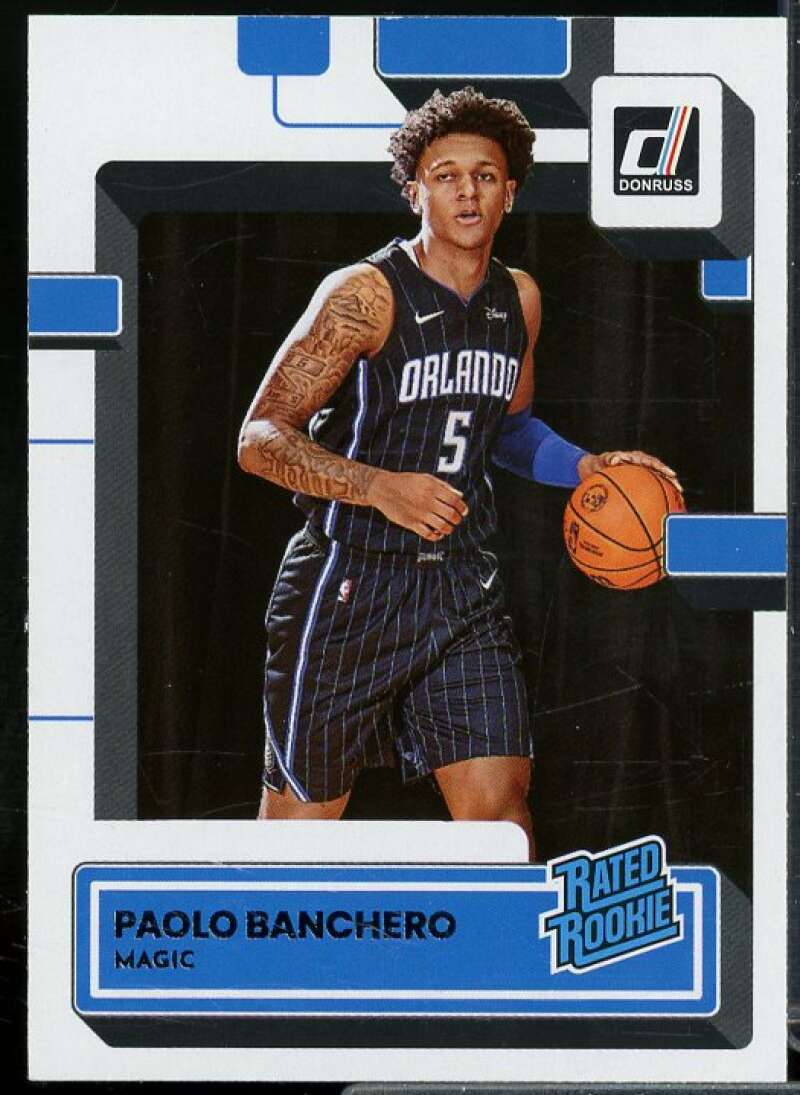 Paolo Banchero Rookie Card 2022-23 Donruss #201  Image 1