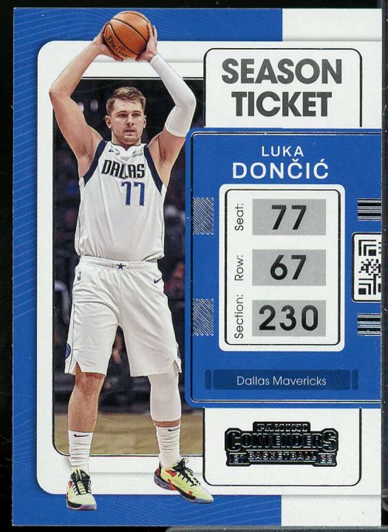 Luka Doncic Card 2021-22 Panini Contenders #18  Image 1
