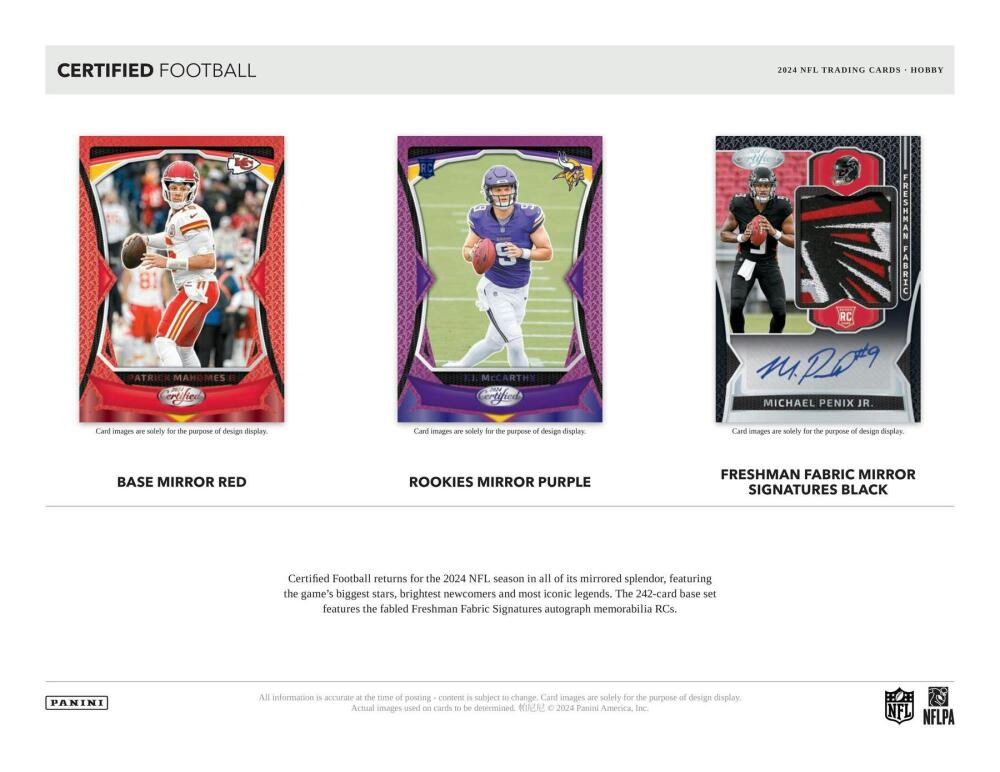 2024 Panini Certified Football Hobby Box Image 4