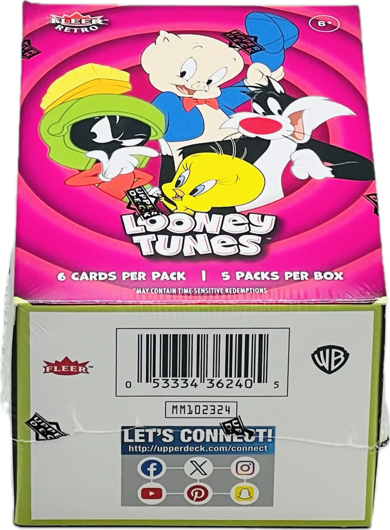 2024 Fleer Retro Looney Tunes 5-Pack Blaster Box Image 3