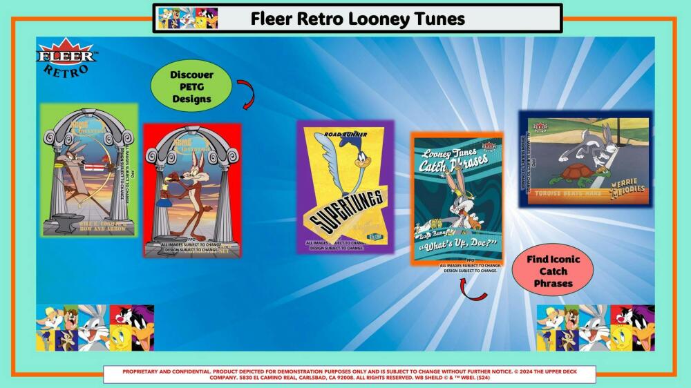 2024 Fleer Retro Looney Tunes 5-Pack Blaster Box Image 8