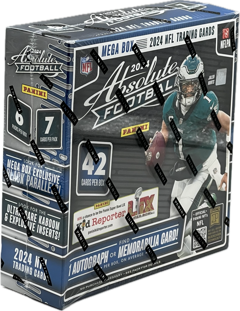 2024 Panini Absolute Football Mega Box (Black Parallels!) Image 2