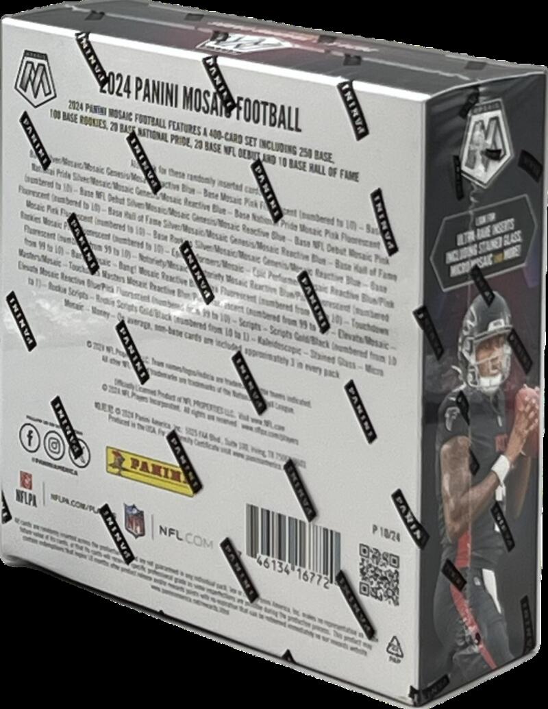 2024 Panini Mosaic Football Mega Box (Reactive Blue Parallels!) Image 2