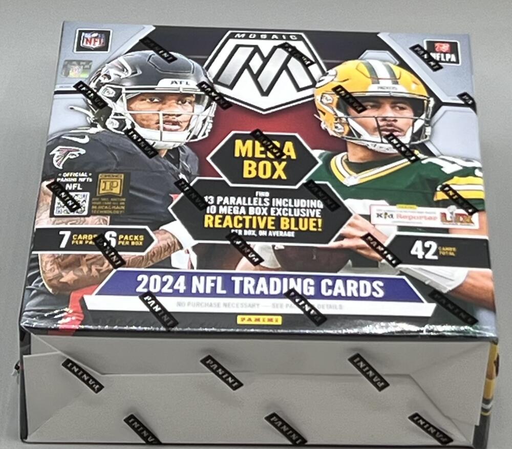 2024 Panini Mosaic Football Mega Box (Reactive Blue Parallels!) Image 3