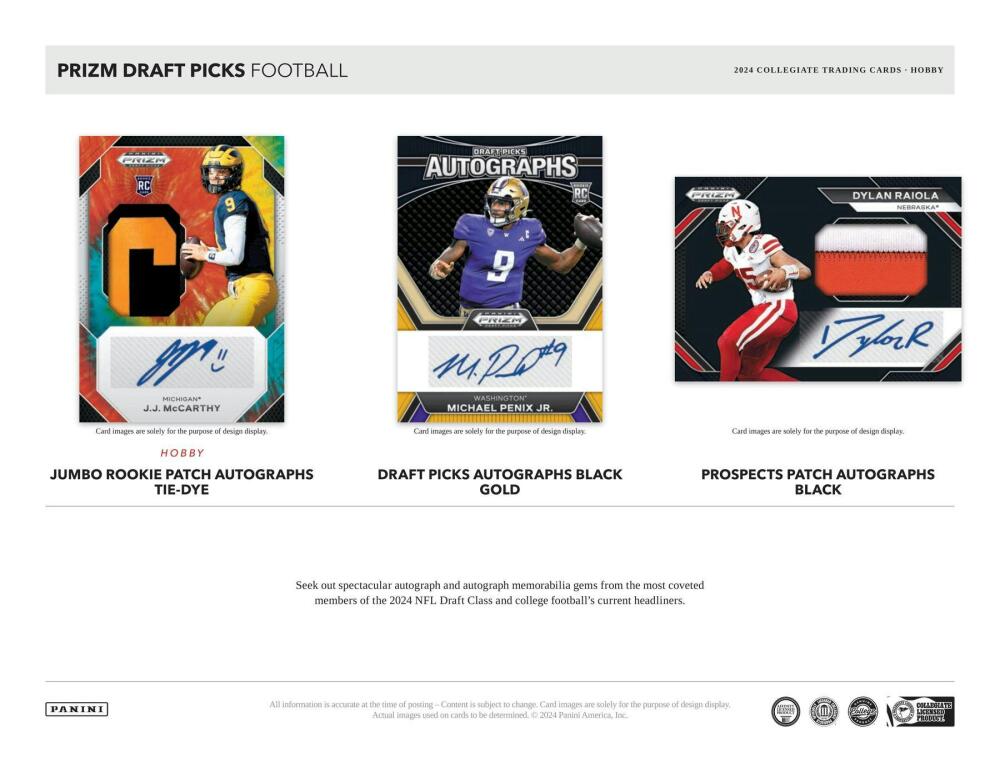 2024 Panini Prizm Draft Picks Football Hobby Box Image 5