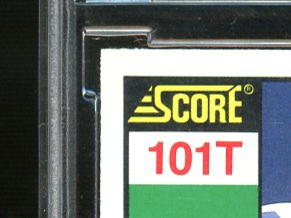 1990 Score Supplemental #101T Emmitt Smith Rookie Card BGS BCCG 10 Mint+ Image 7