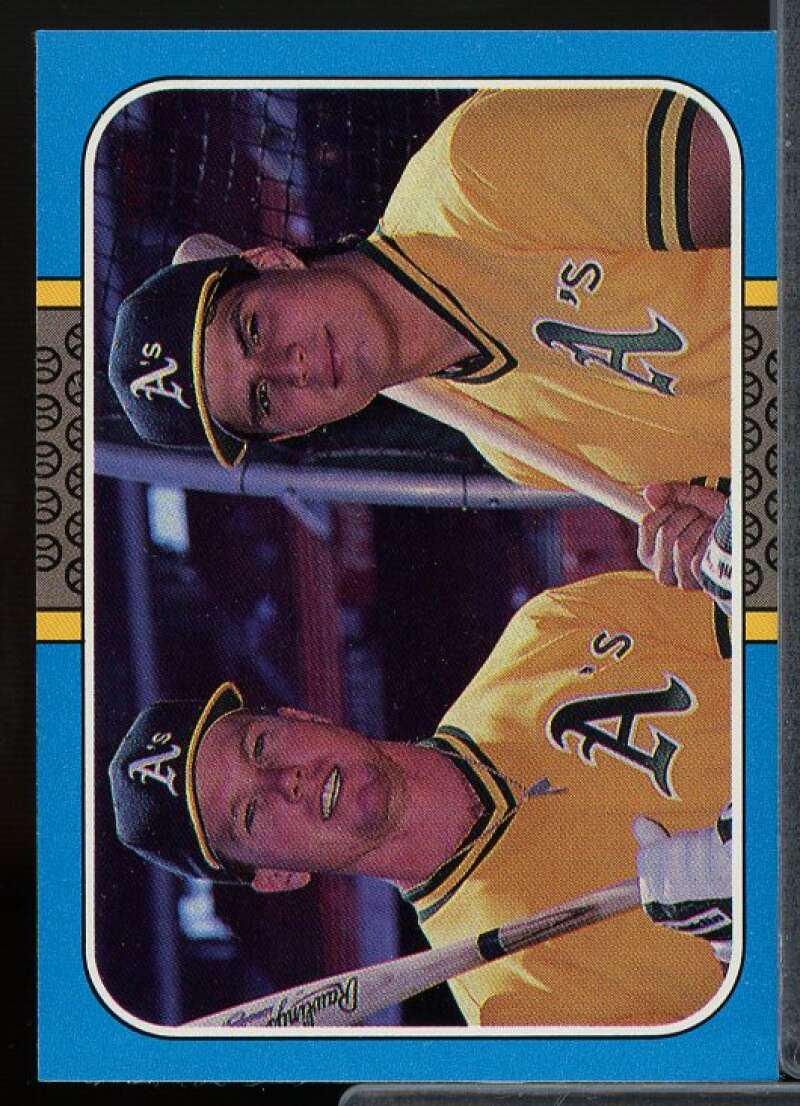 Mark McGwire/Jose Canseco Card 1987 Donruss Highlights #40  Image 1