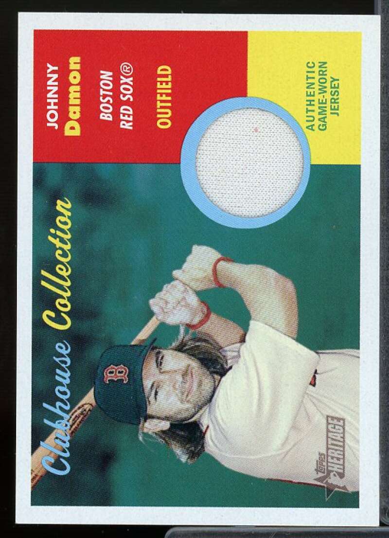 Johnny Damon Jsy G Card 2006 Topps Heritage Clubhouse Collection Relics #JD2  Image 1