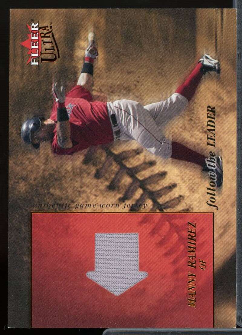 Manny Ramirez Card 2005 Ultra Follow the Leader Jersey Red #MR  Image 1