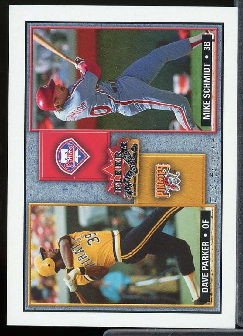 Dave Parker/Mike Schmidt Card 2002 Fleer Fall Classics Rival Factions #22  Image 1