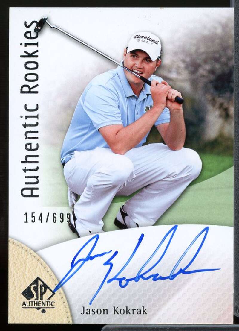 Jason Kokrak AU/699 Rookie Card 2014 SP Authentic #90  Image 1