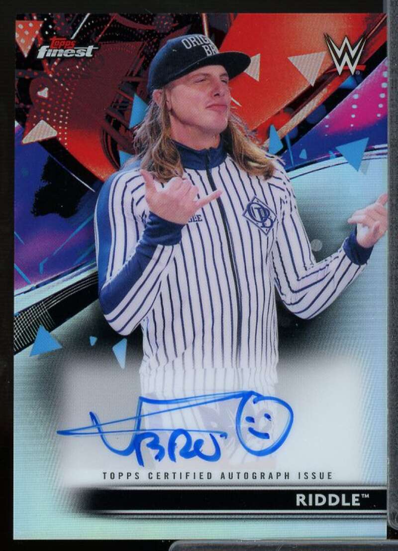 Riddle Card 2021 Finest WWE Autographs #RARI  Image 1