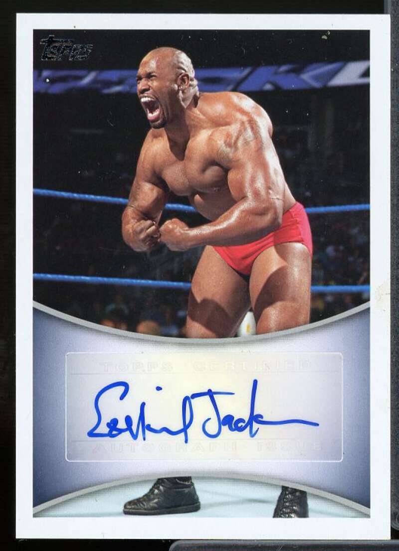 Ezekiel Jackson Card 2011 Topps WWE Autographs #NNO  Image 1