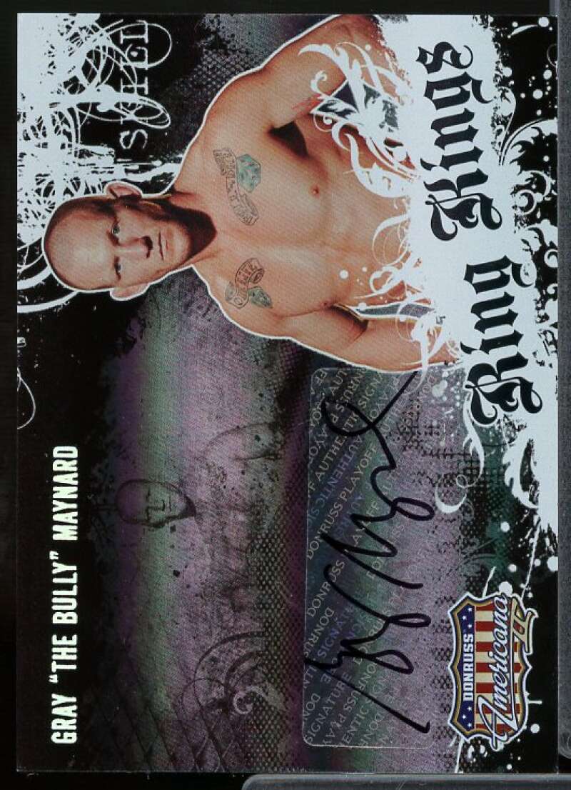 Gray Maynard Card 2008 Americana II Ring Kings Signature #GM  Image 1