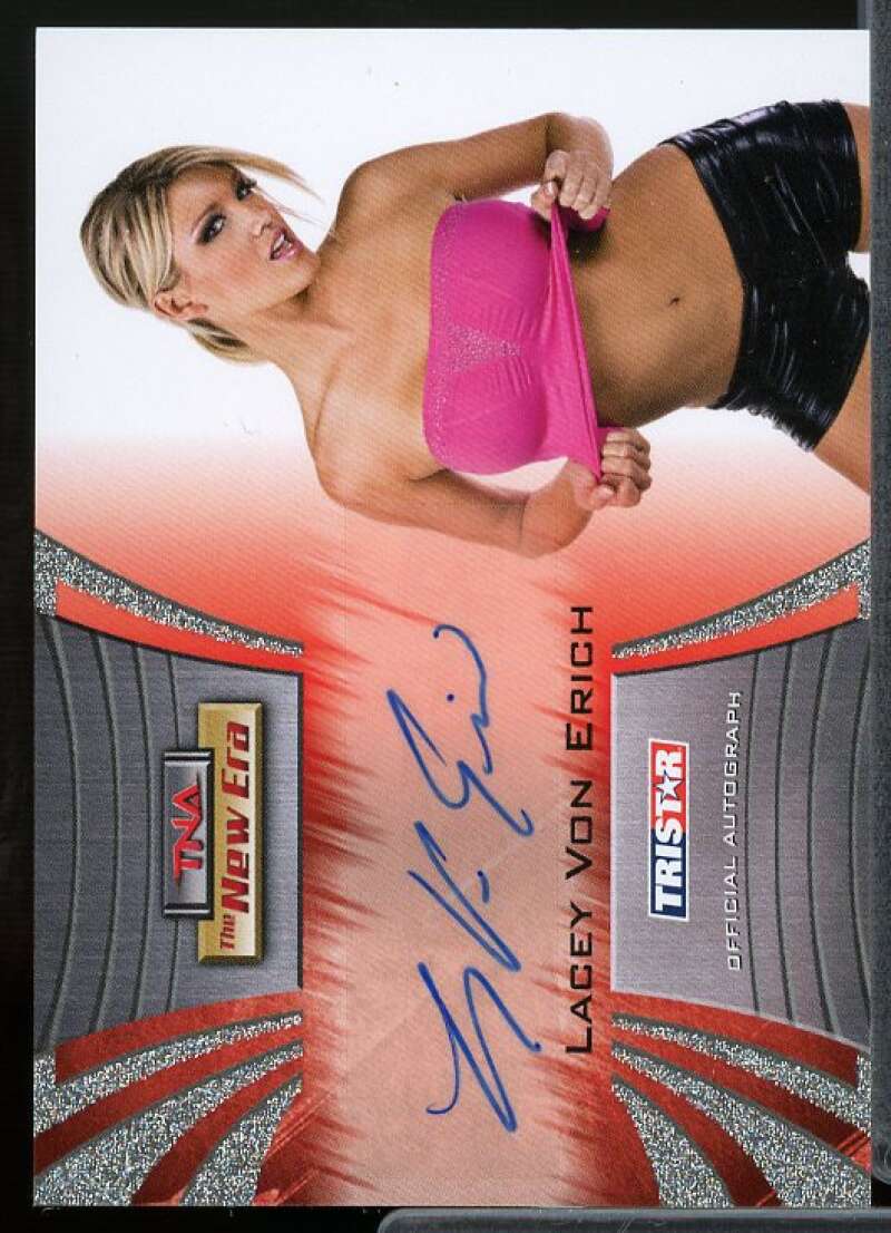 Lacey Von Erich Card 2010 TRISTAR TNA New Era Autographs Silver #A18  Image 1
