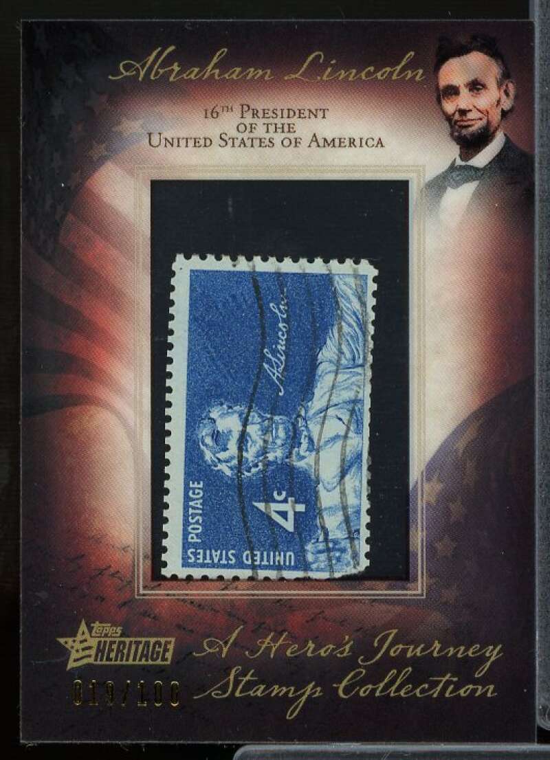Abraham Lincoln 4c 2009 American Heritage Heroes A Hero's Journey Stamp #AL20  Image 1