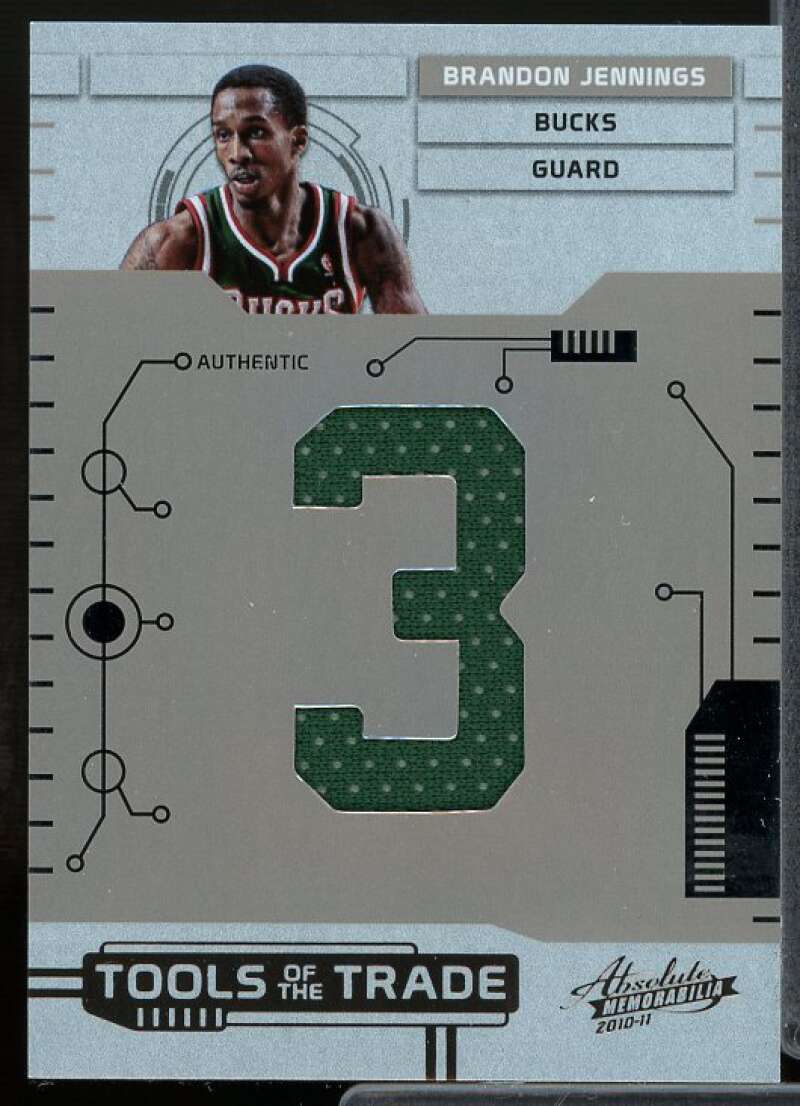 Jennings 2010 Absolute Memorabilia Tools of the Trade GU Jumbo Jsy Numbers #2  Image 1