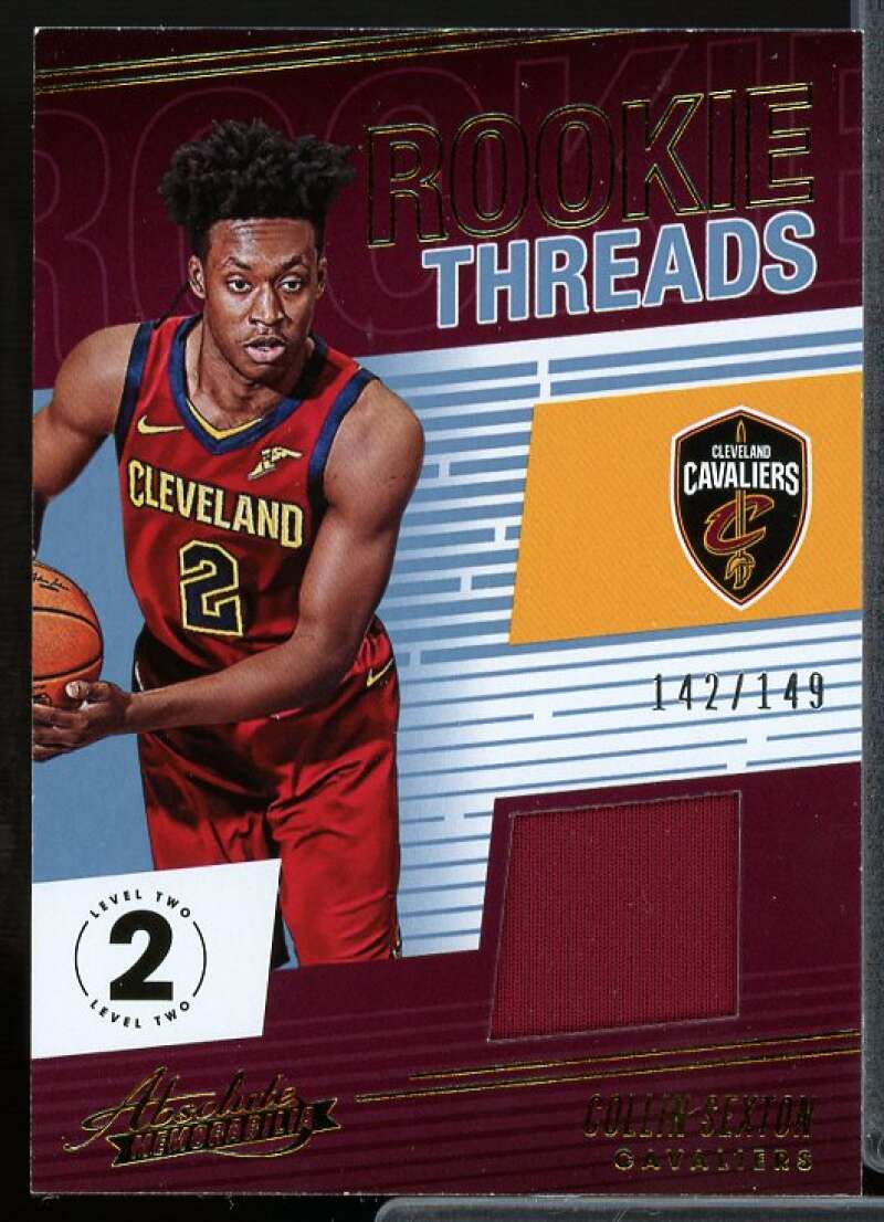 Collin Sexton Rookie 2018-19 Absolute Memorabilia Rookie Threads Level 2 #8  Image 1