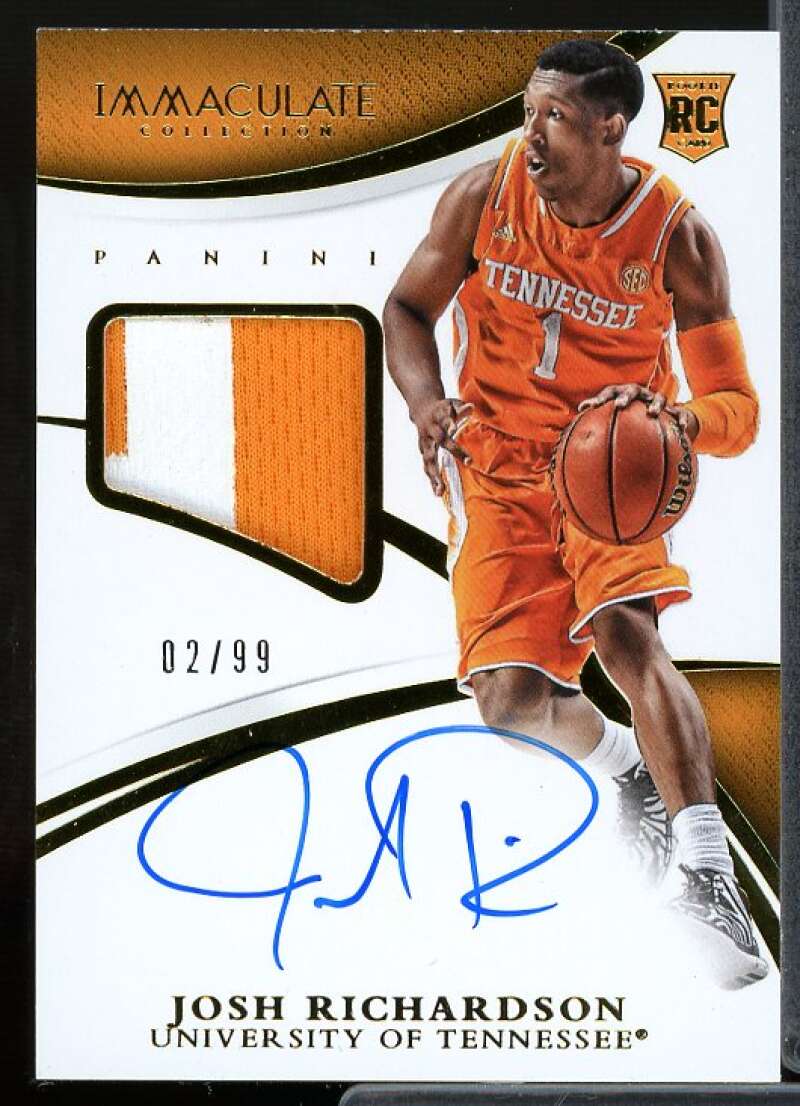 Richardson 2015 Immaculate Collection Collegiate Multisport BK Patch AU #376  Image 1