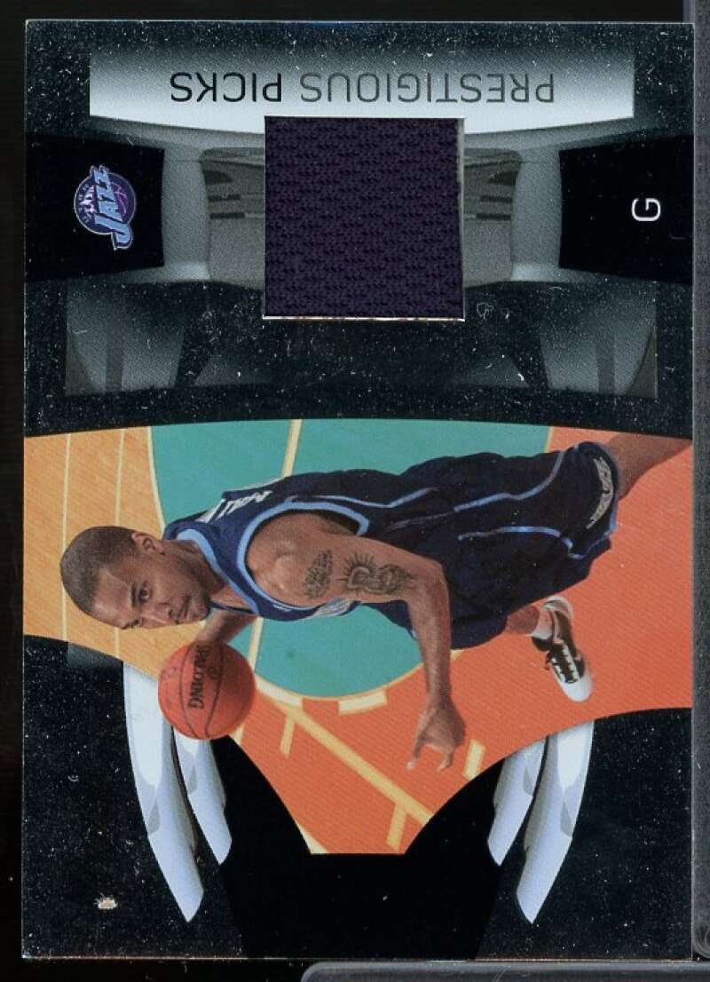 Eric Maynor Card 2009-10 Prestige Prestigious Picks Materials Black #19  Image 1