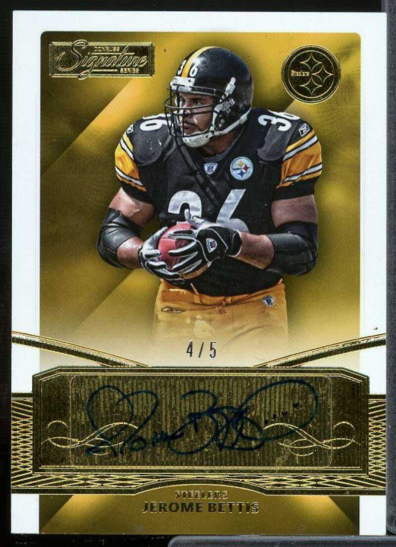 Jerome Bettis Card 2015 Donruss Signature Series #222  Image 1