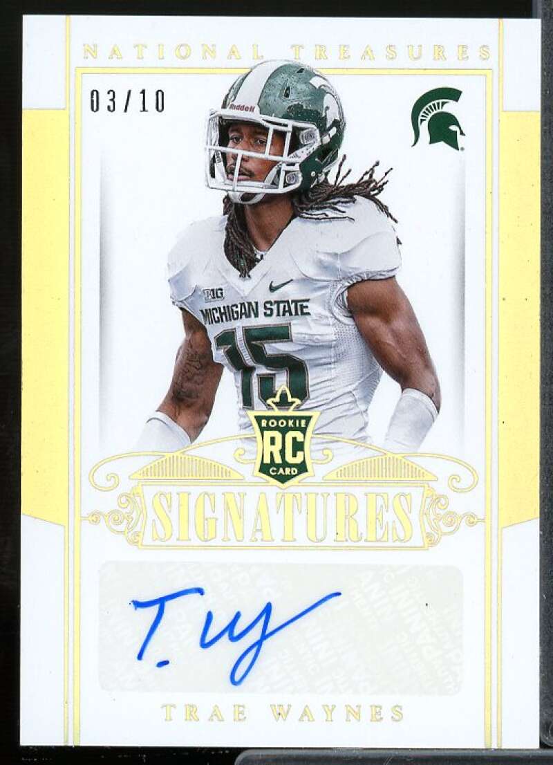 Trae Waynes AU 2015 Panini National Treasures Collegiate Multisport Gold #295  Image 1