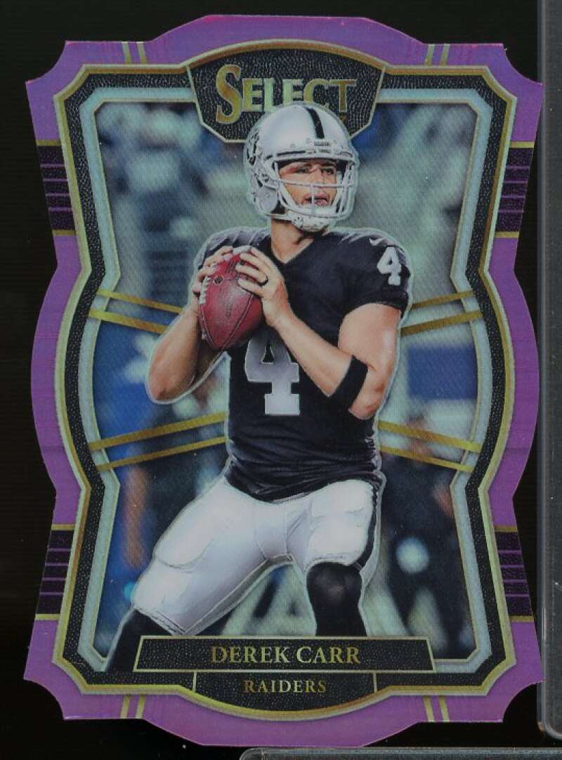 Derek Carr Card 2017 Select Prizm Purple #149  Image 1