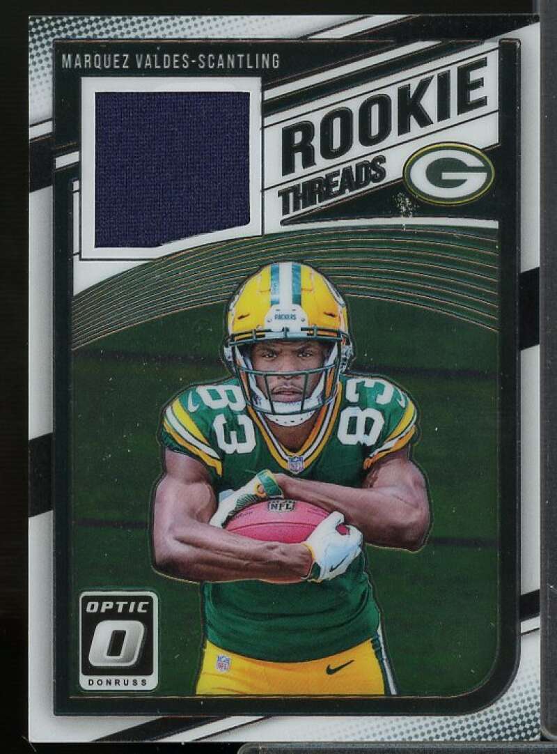 Marquez Valdes-Scantling Rookie Card 2018 Donruss Optic Rookie Threads #31  Image 1