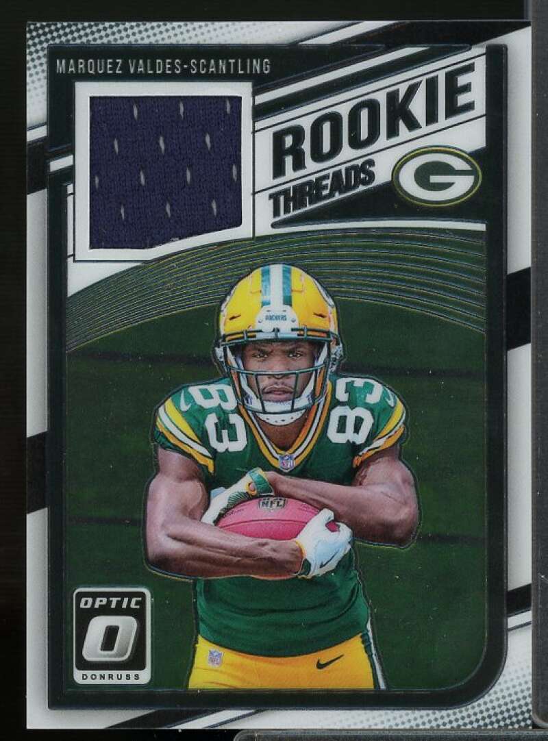 Marquez Valdes-Scantling Rookie Card 2018 Donruss Optic Rookie Threads #31  Image 1