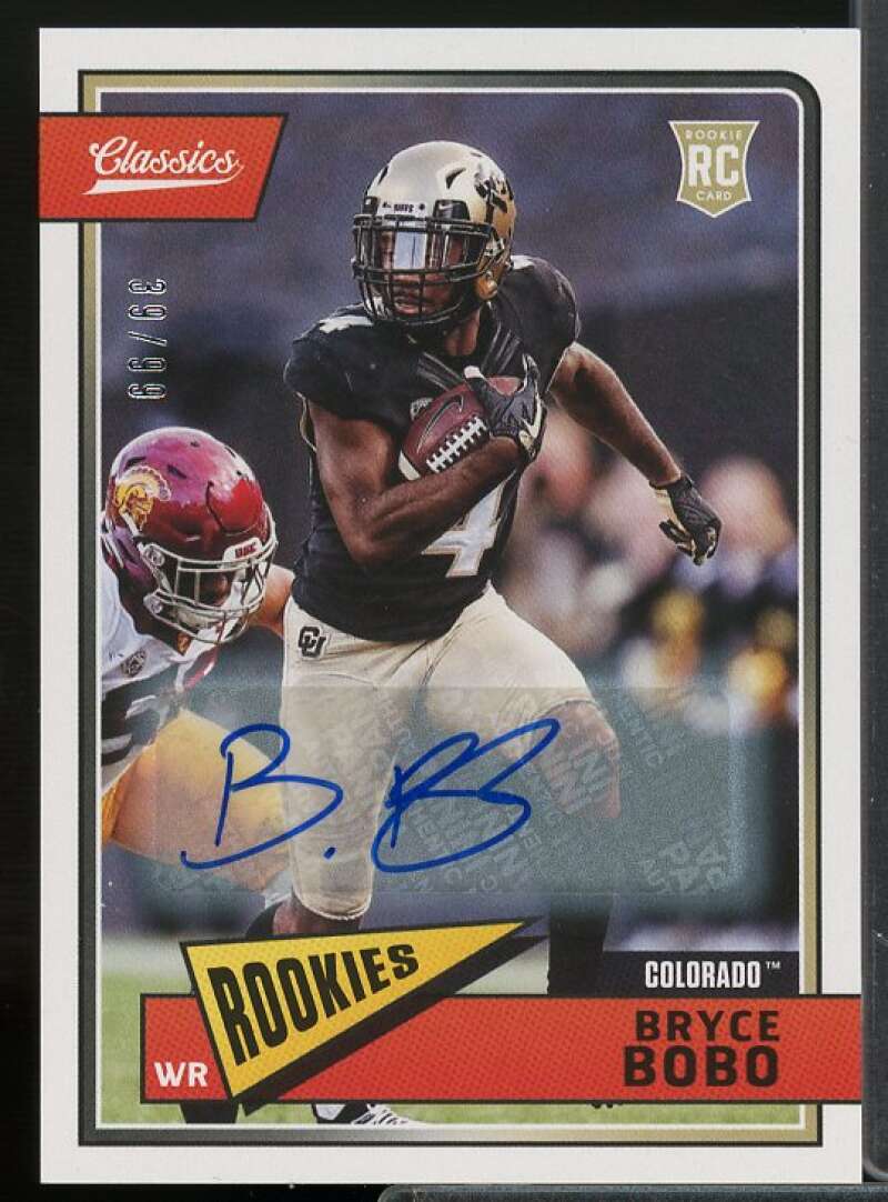 Bryce Bobo Rookie Card 2018 Classics Significant Signatures #299  Image 1