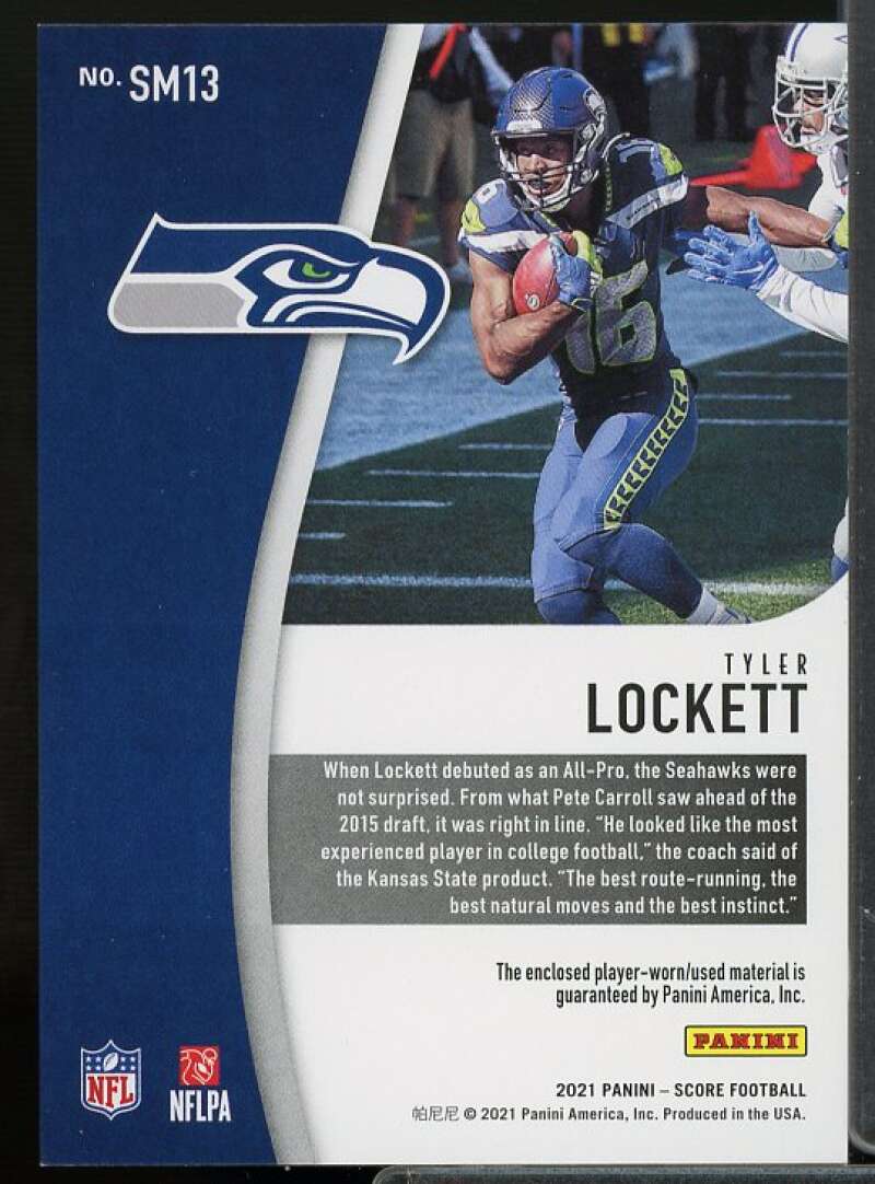 Tyler Lockett Card 2021 Score Scoring Materials #13  Image 2