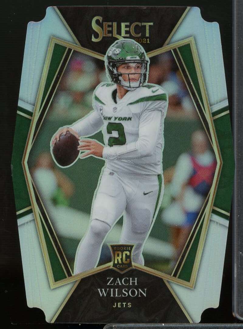 Zach Wilson Rookie Card 2021 Select Prizm Silver Die Cut #144  Image 1