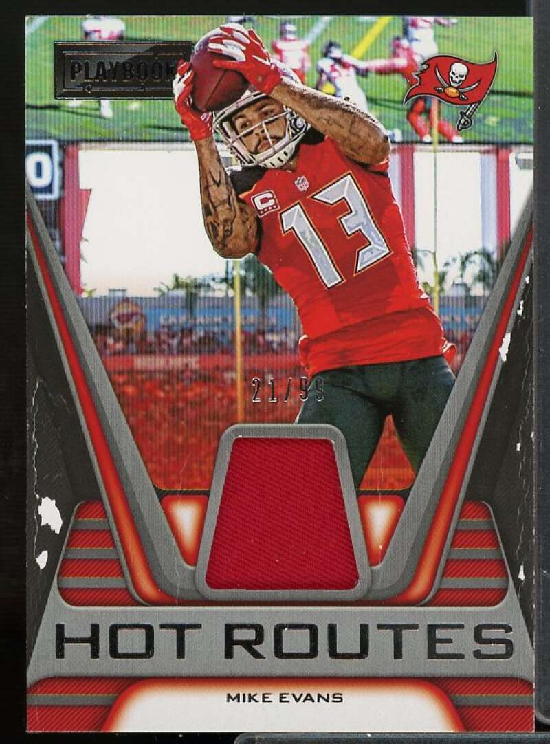 Mike Evans Card 2019 Panini Playbook Hot Routes Jerseys #19  Image 1