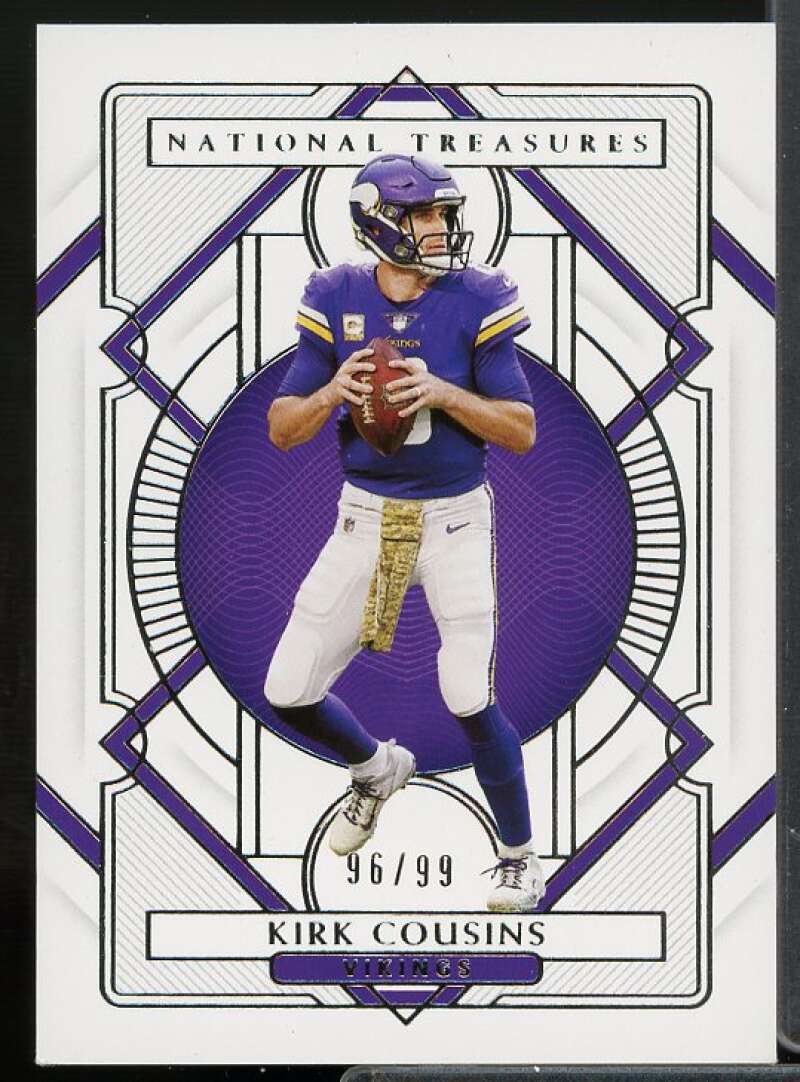 Kirk Cousins Card 2020 Panini National Treasures #64  Image 1