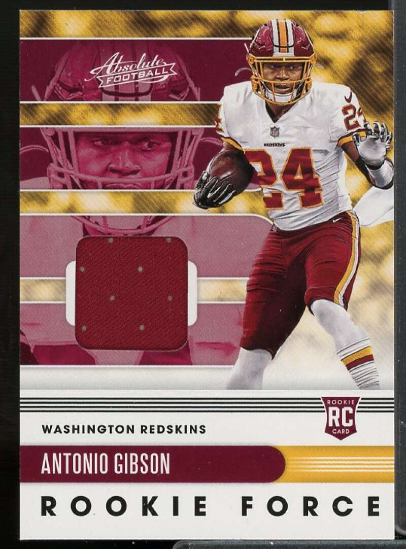 Antonio Gibson Rookie Card 2020 Absolute Rookie Force Jerseys #28  Image 1